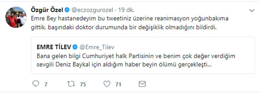 Son dakika, Sevilay Yılmaz, Deniz Baykal beyin ölümü...