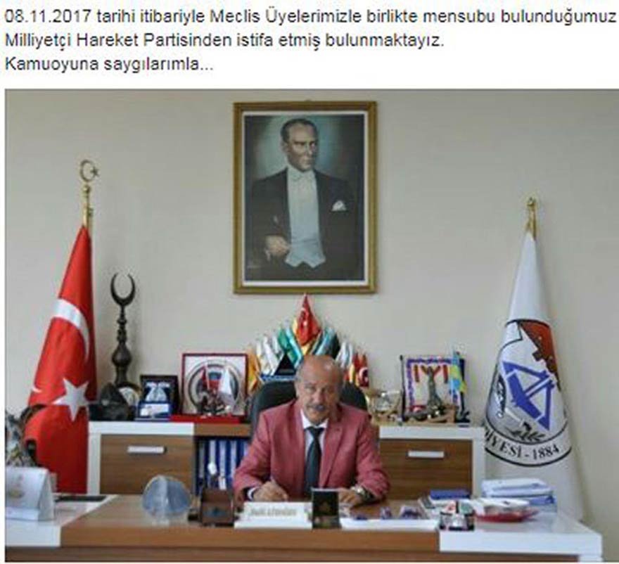 Söğüt Belediye Başkanı İYİ istifa etti