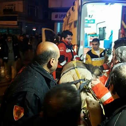 Kilis cami Roket 15 Yaralı