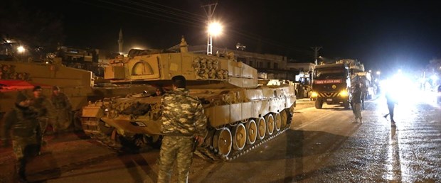 Zeytin Dalı Türk Askeri Azez Suriye Çatışmalar Şiddetlendi