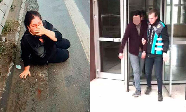 Birgül Ekinci ve kızı UBER Dayağı