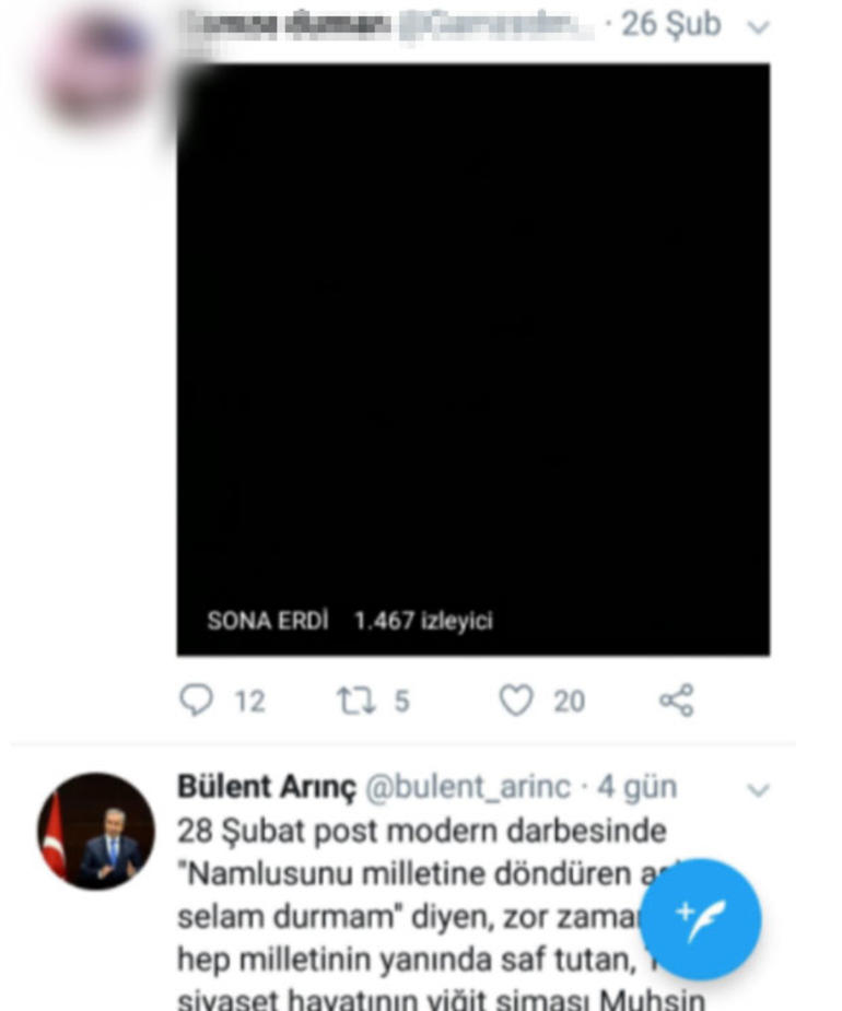 Bülent Arınç Cinsel İçerikli video paylaşınca!