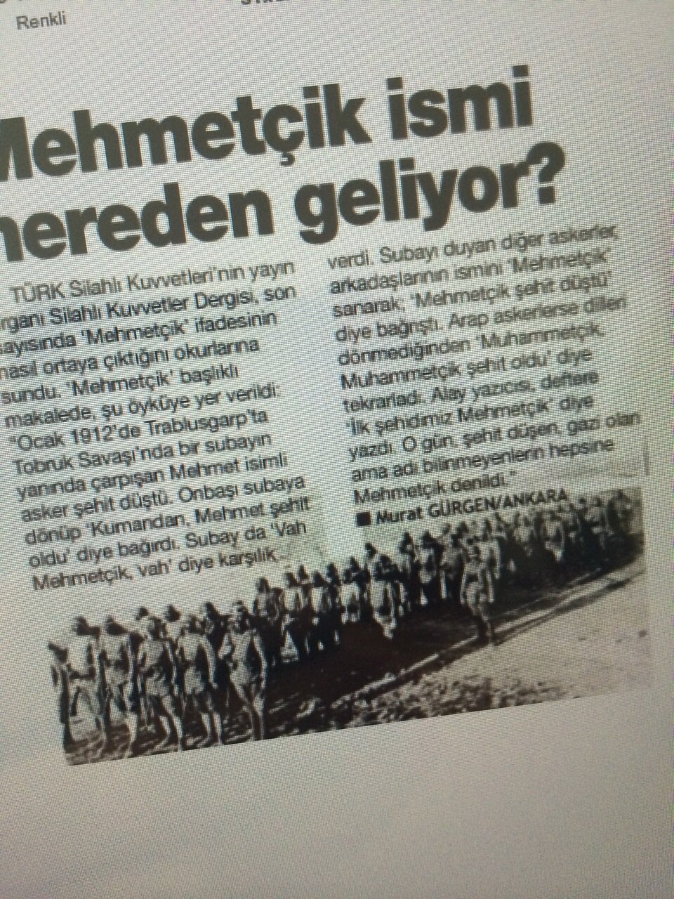 TSK Dergi Mehmetçik, Muhammedçik