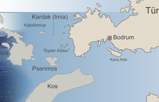 Kara Adası Yunanistan Türkiye Ro Adası