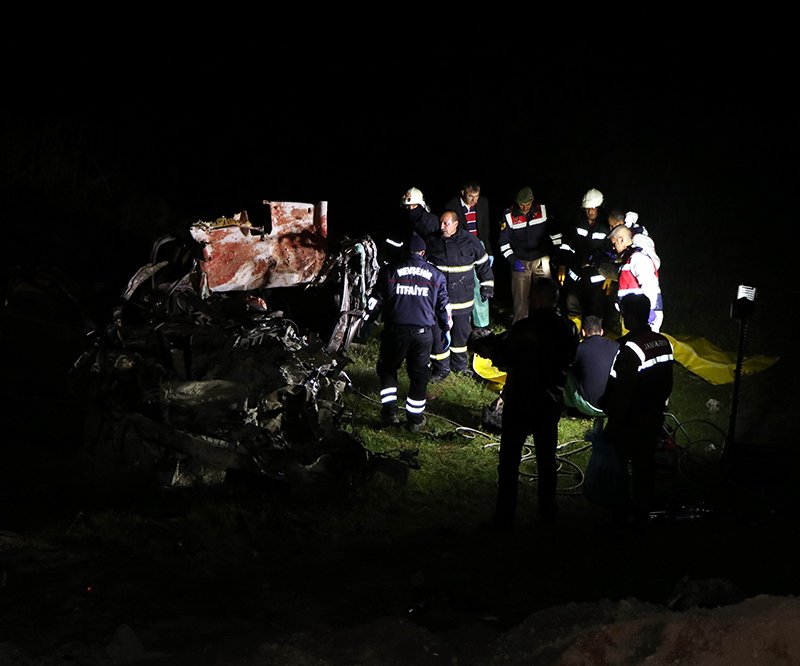 Nevşehir trafik kazası, Kaza yerinden ilk görüntü