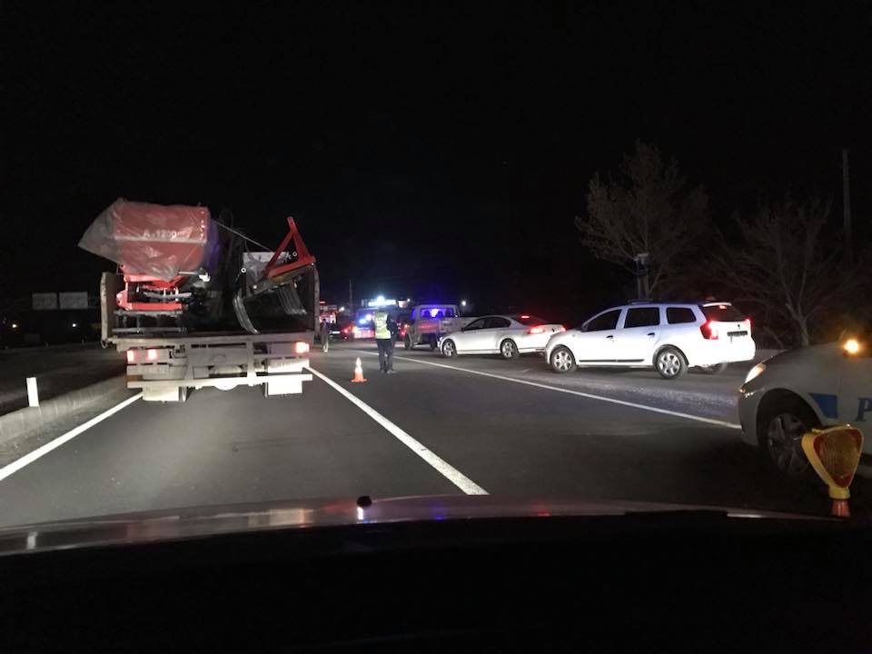 Nevşehir trafik kazası, Kaza yerinden ilk görüntü
