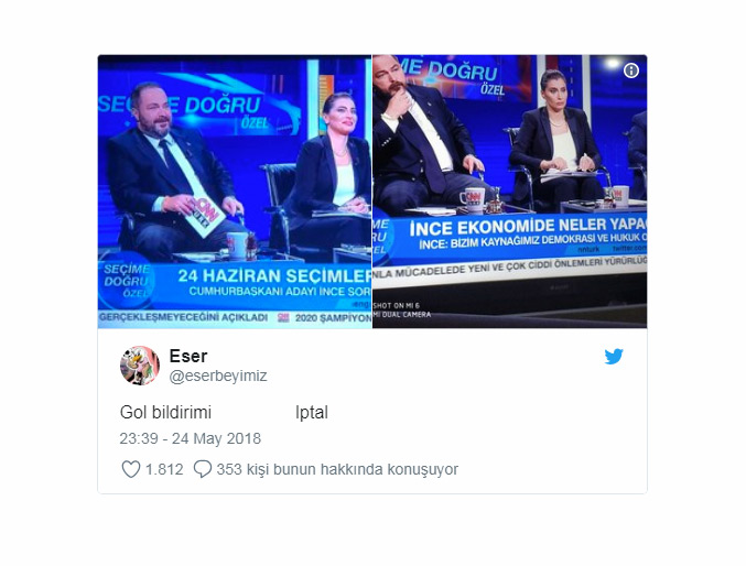 CNN Türk Muharrem İnce Sosyal Medya Yorumları