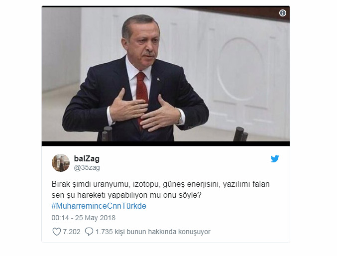 CNN Türk Muharrem İnce Sosyal Medya Yorumları