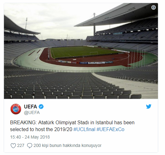 İstanbul Atatürk Olimpiyat Stadı