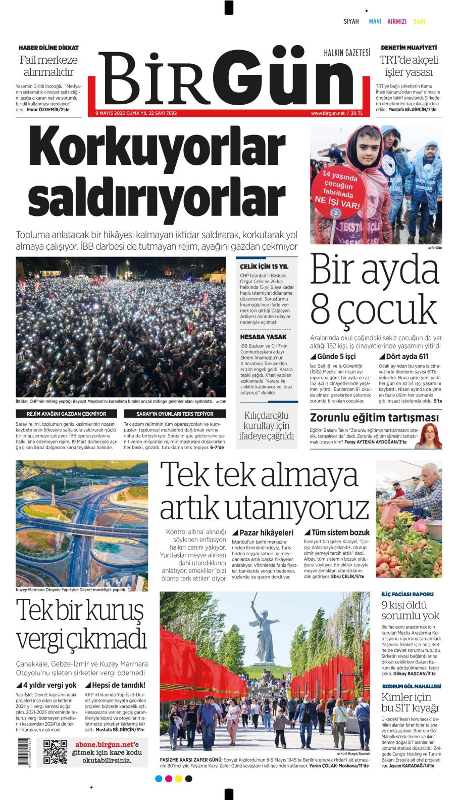 Birgün Gazetesi Manşetleri
