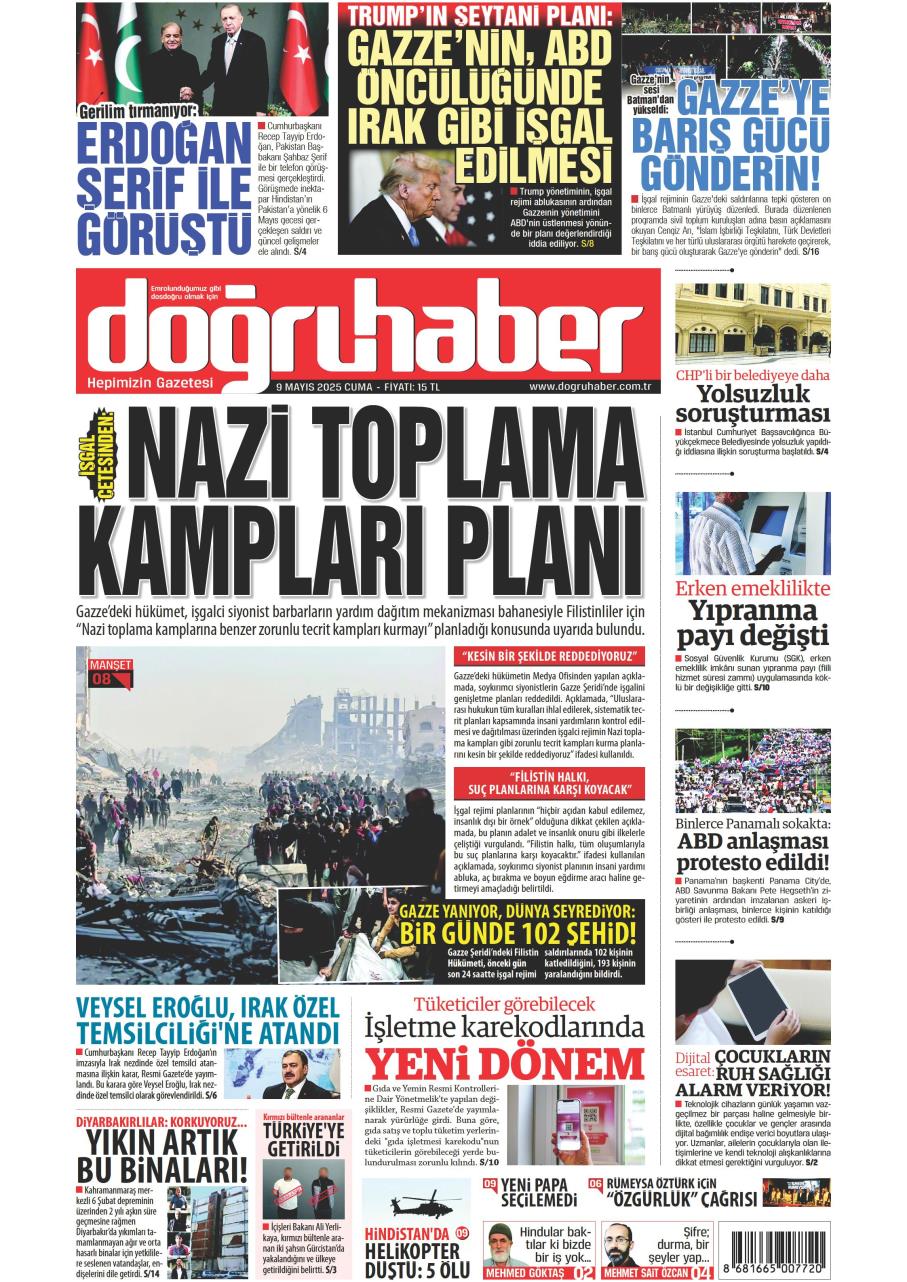 Doğru Haber Gazetesi Manşetleri