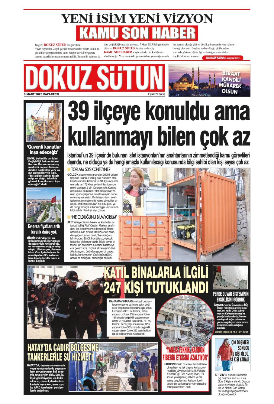 Dokuz Sütun gazetesi oku